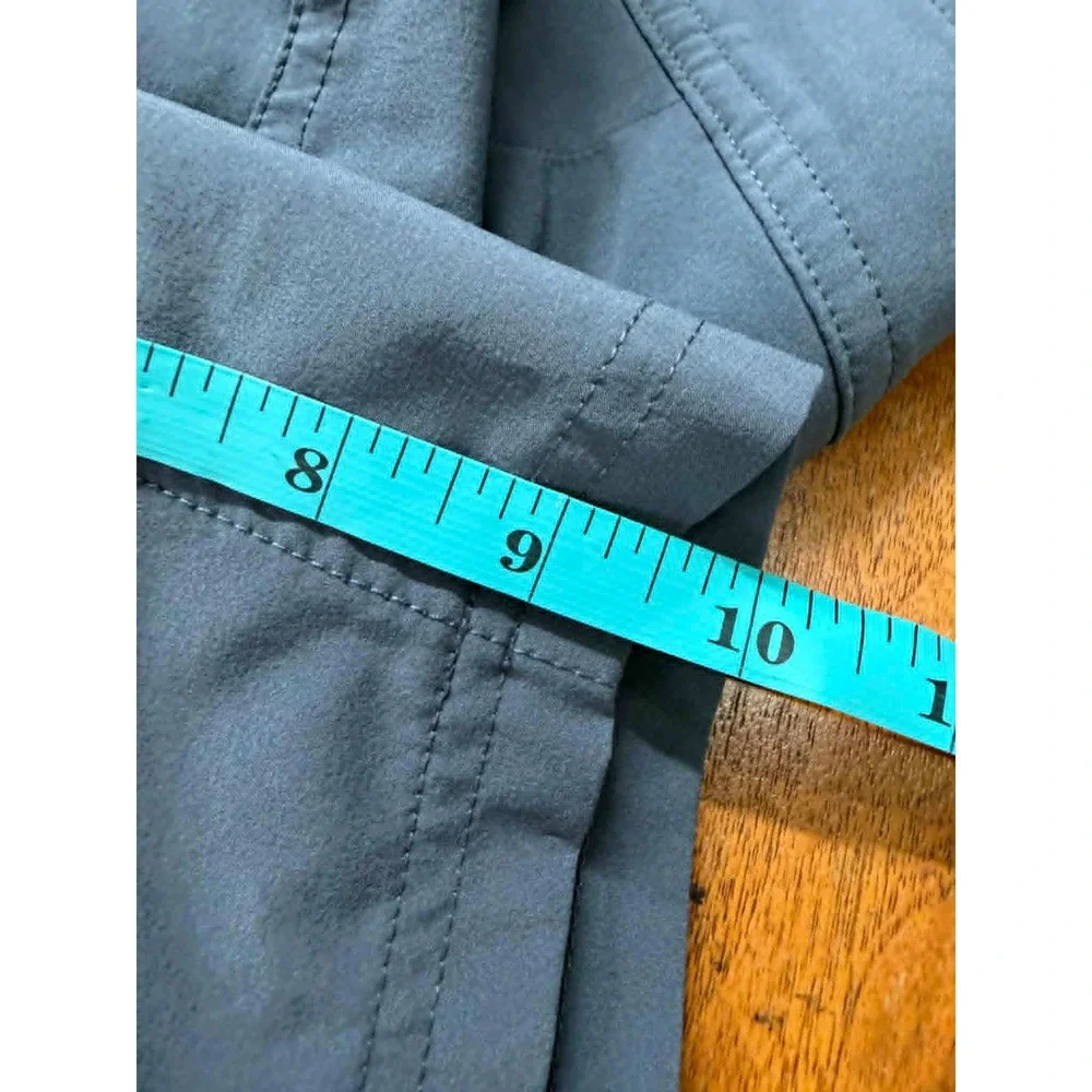 Free Fly Mens Size 34 Bamboo Performance Shorts Slate Blue Stretch Outdoor